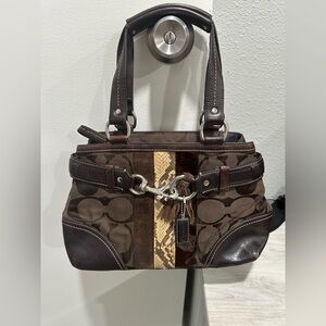 Coach vintage Y2K brown handbag